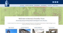 Desktop Screenshot of harveysfoundrytrust.org.uk